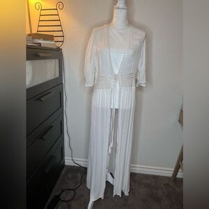 Goa beachwear white coverup
